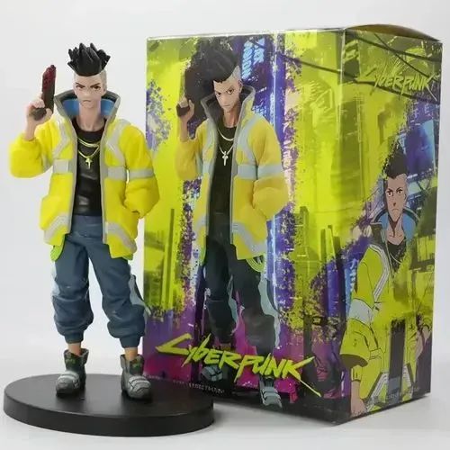  Figure David Martinez Cyberpunk 18cm com Caixa | Colecionável Anime 