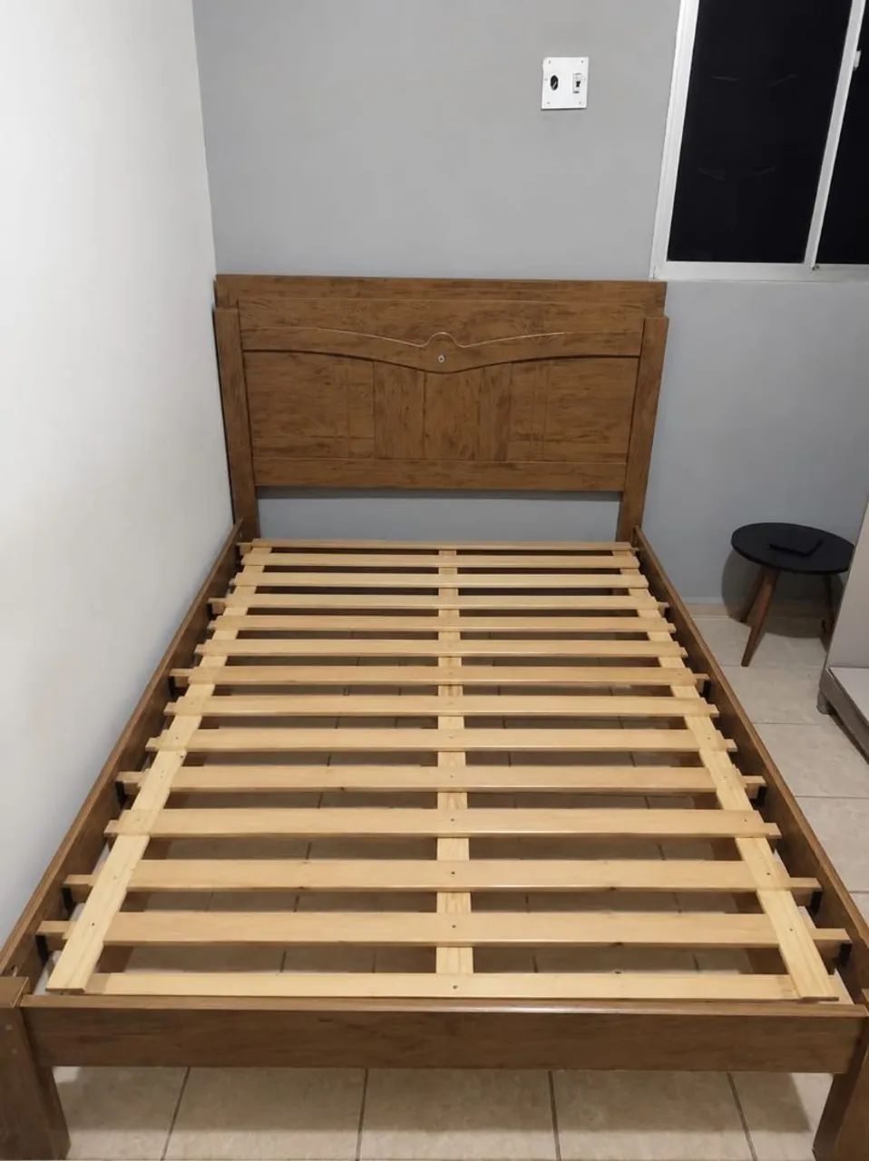 Cama de casal - madeira - Foto 2