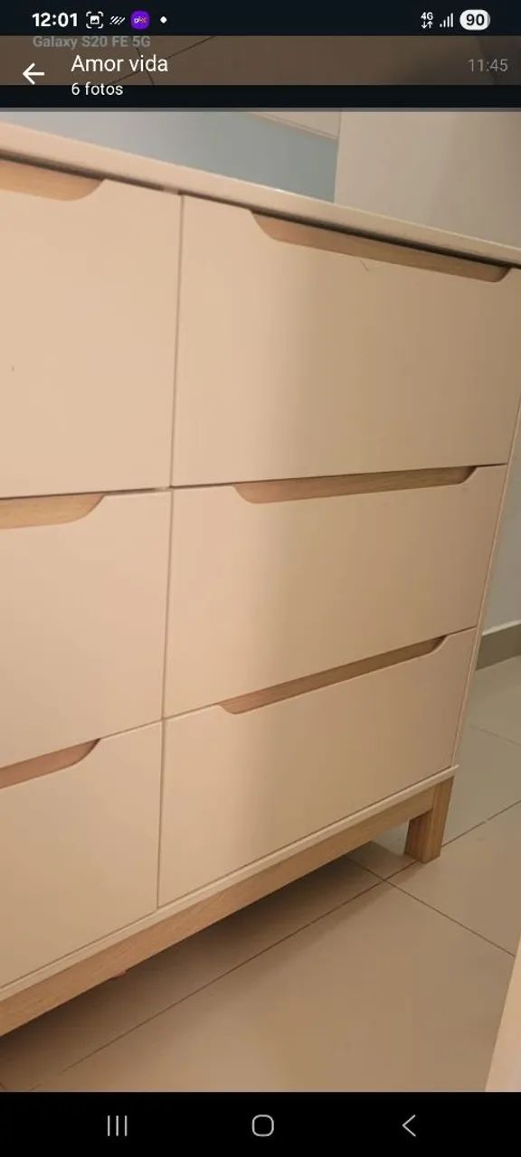 BERÇO  E COMODA COZY - Foto 5