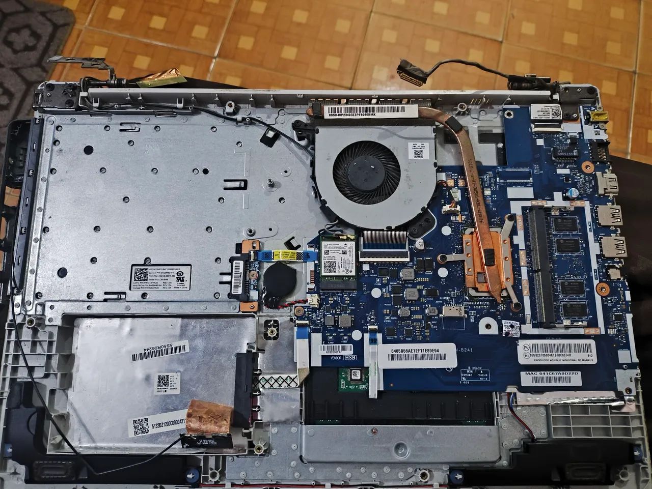 Teclado e placa do Lenovo IdeaPad 330 - Foto 4