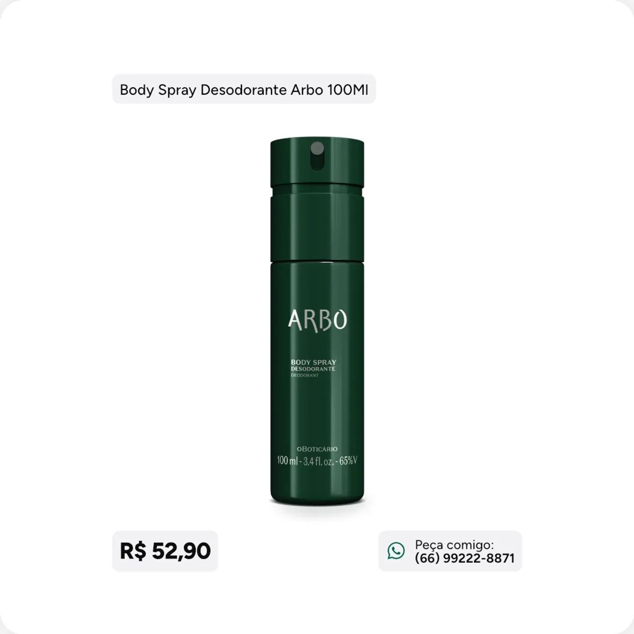 Body Spray Arbo 100ml