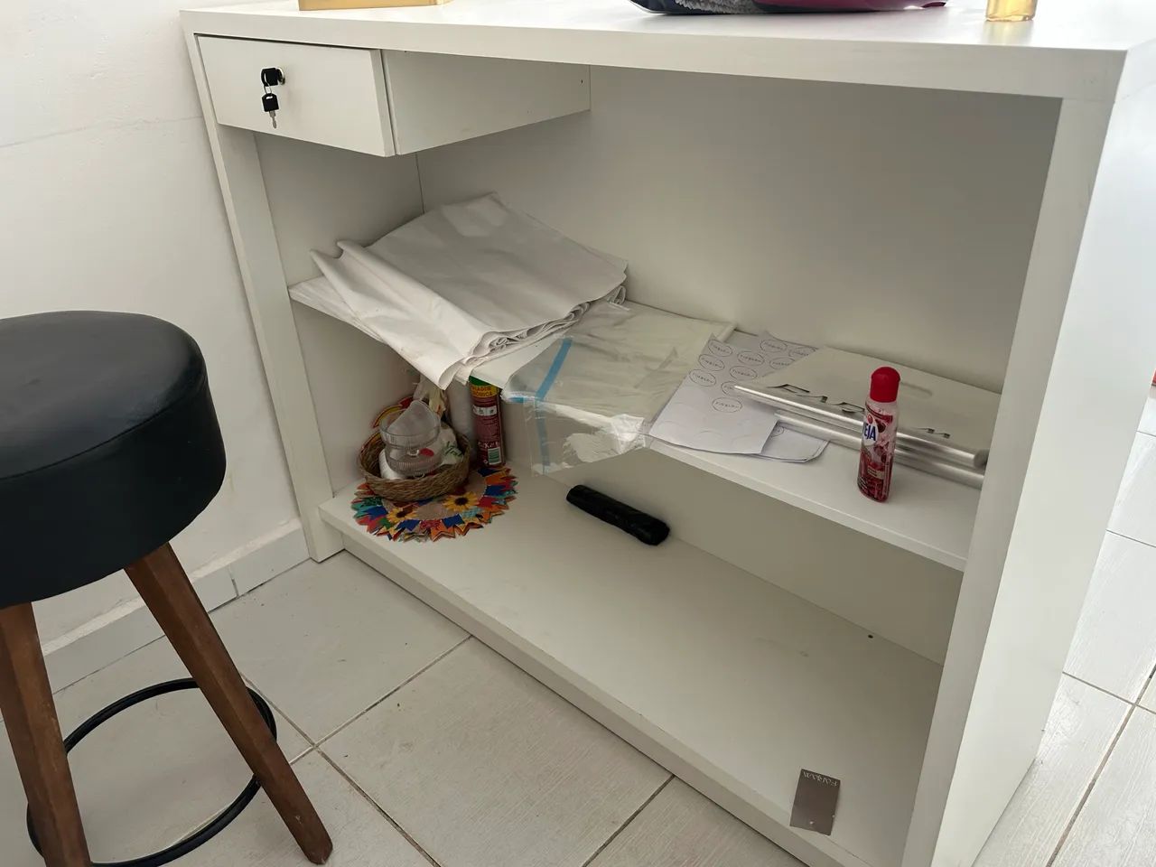 Balcão e móvel de centro com cabide - Foto 4