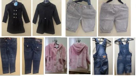 Kit de roupas infantis