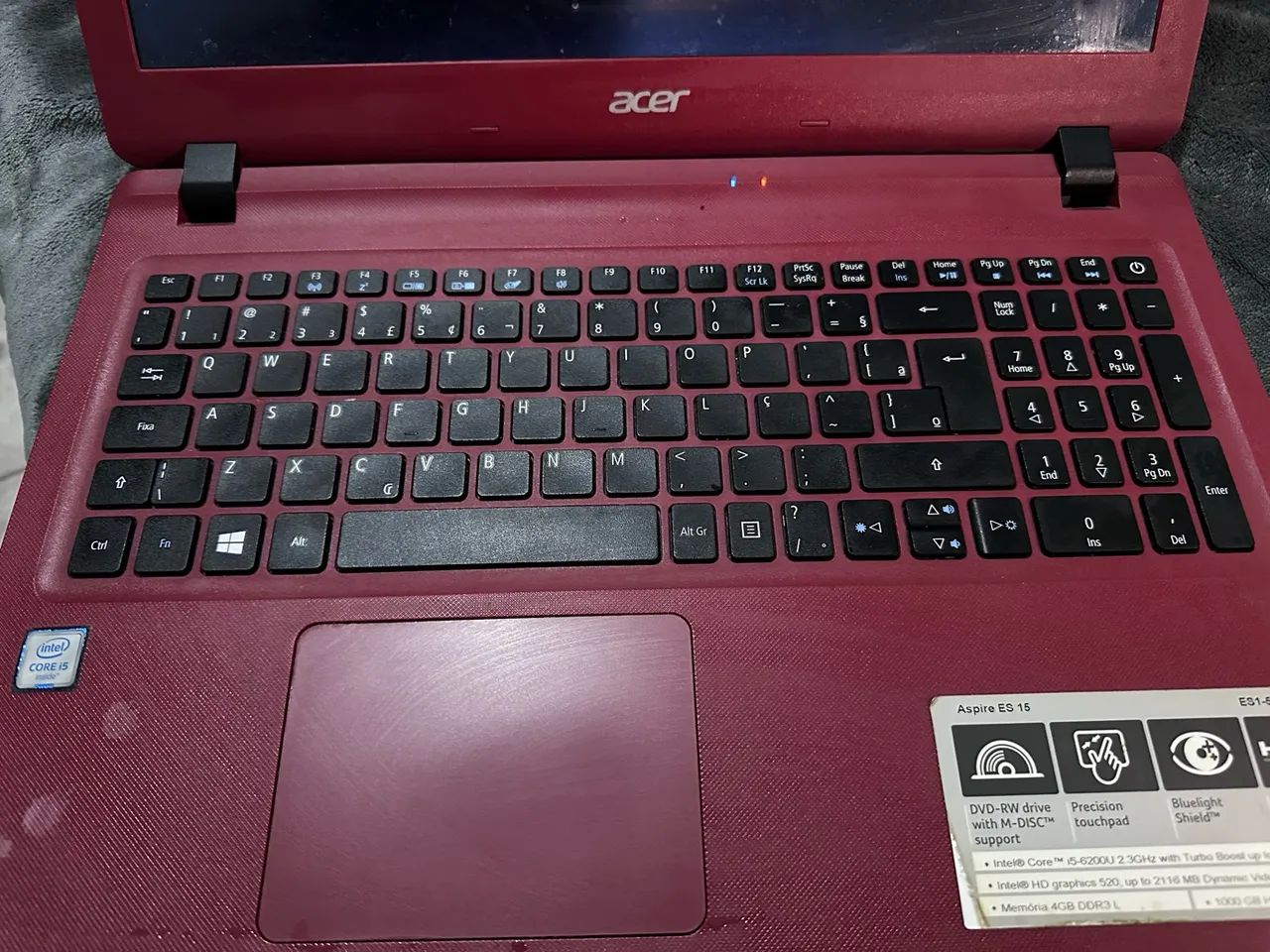 Notebook Acer Aspire ES 15 - i5 + SSD 240GB (rápido e funcional) - Foto 2