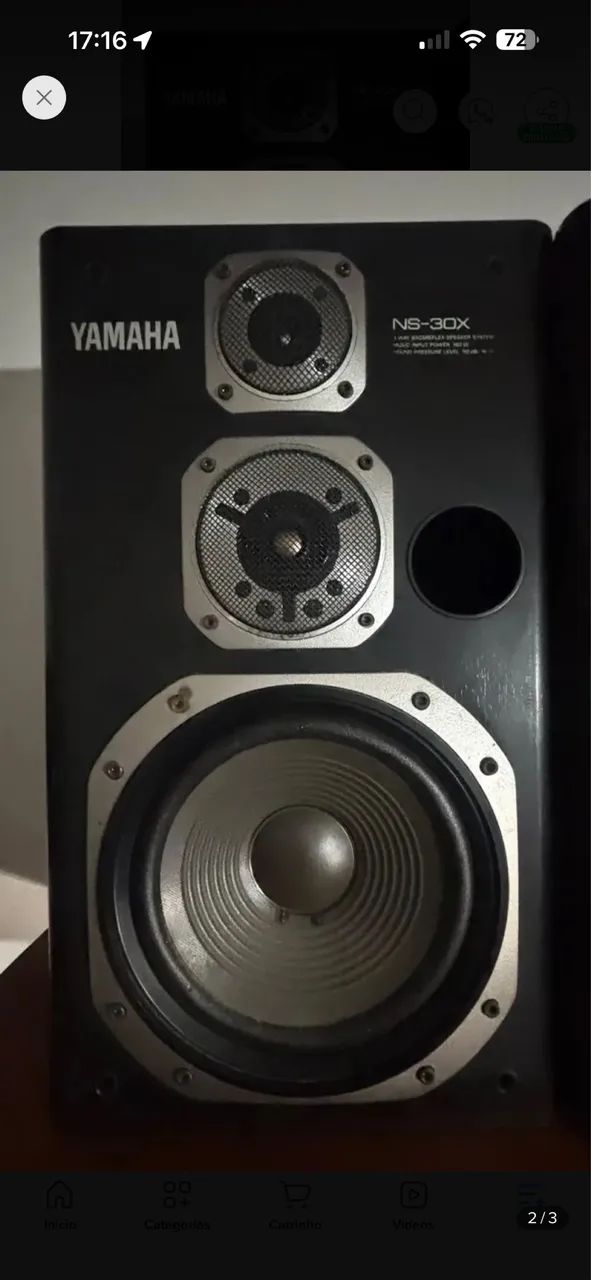 Caixas Acústicas Yamaha Ns-30x - Foto 2