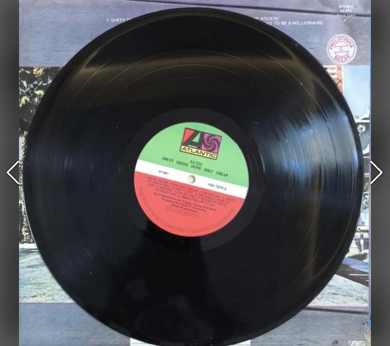 Lp Vinil Ac Dc Dirty Deeds Done Dirt Cheap - Foto 3