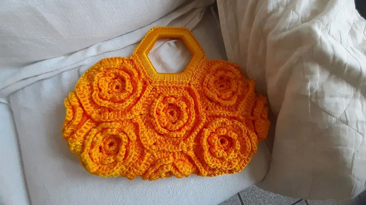 Bolsa de crochê  - Foto 2