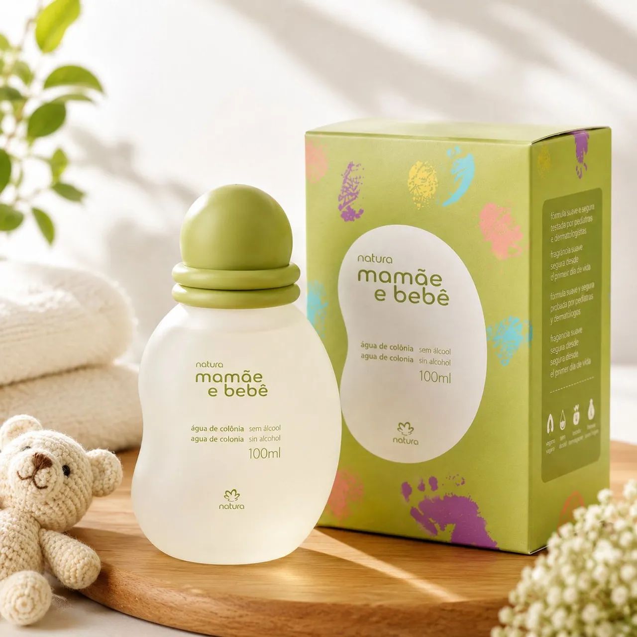 Colonia Mamãe e Bebê 100ml - Pronta Entrega