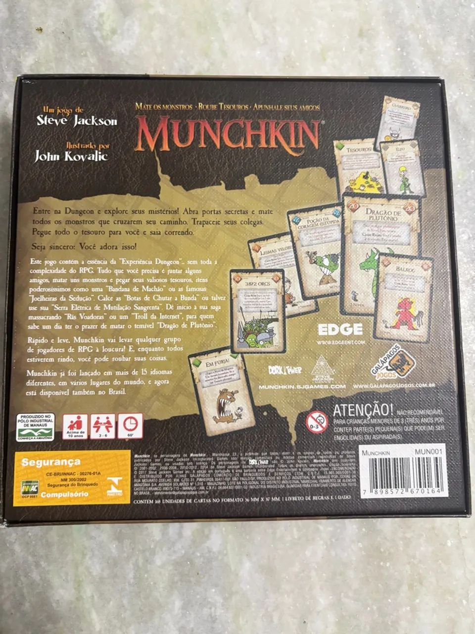 Jogo Munchkin - Em perfeito estado  - Foto 3