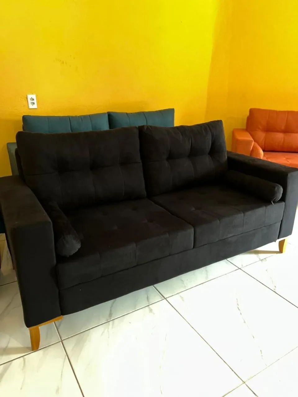 SOFÁ RETRÔ LUXO PROMOÇÃO  - Foto 2