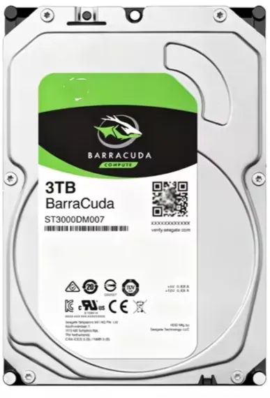 HD 3TB SEAGATE Barracuda - 100% Saudável