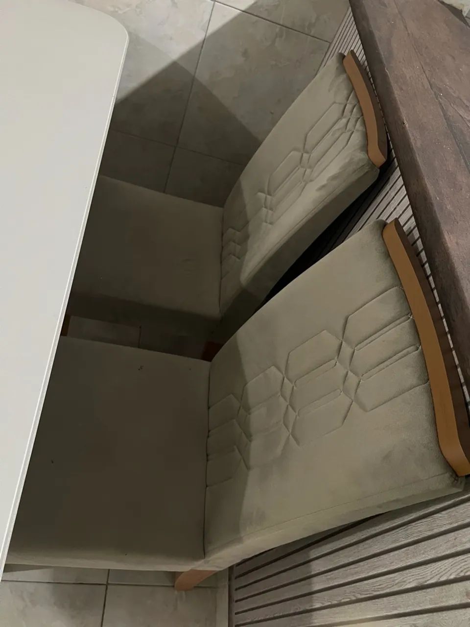 Mesa de vidro 4 lugares 