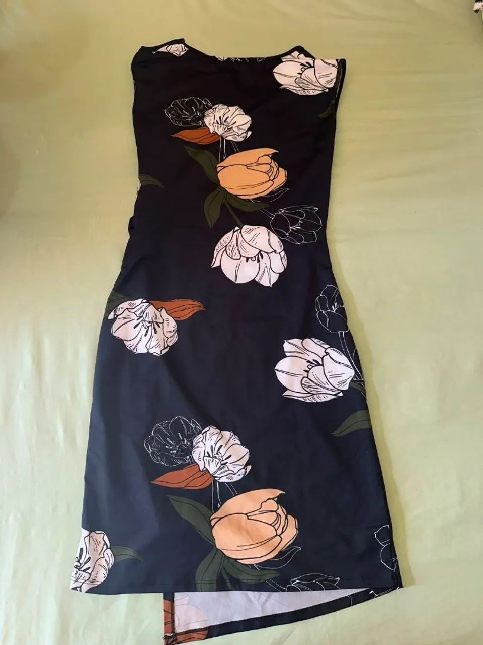 Vestido Marisa Preto Floral P - Foto 3