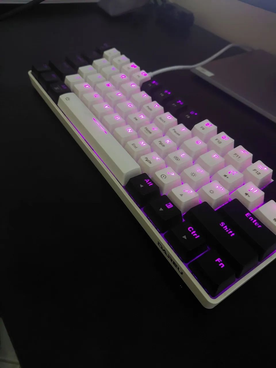 TECLADO MECANICO 60% SWITCH VERMELHO - Foto 2