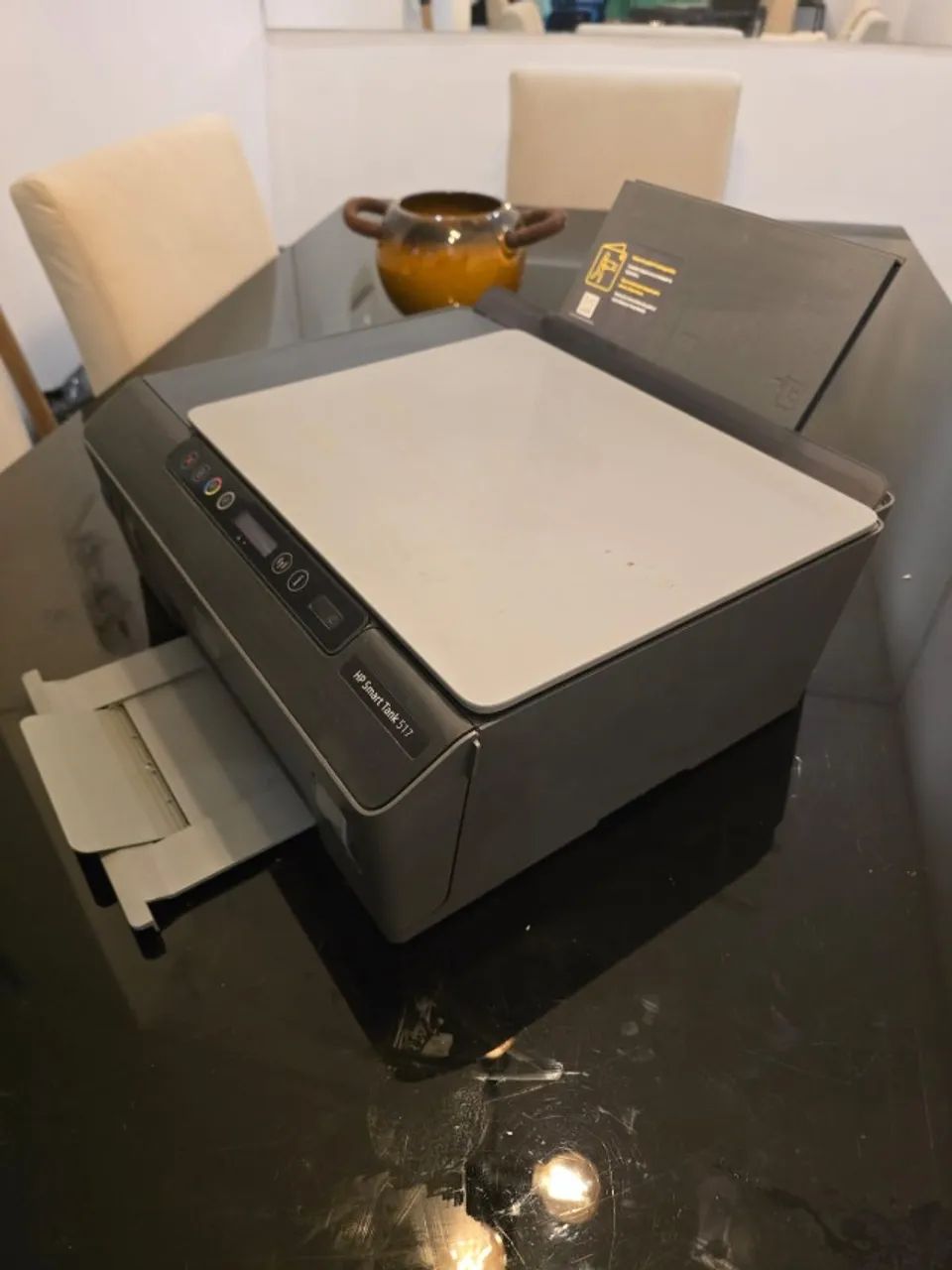 Impressora Multifuncional HP Smart Tank 517 - Wifi + Refil - Foto 2