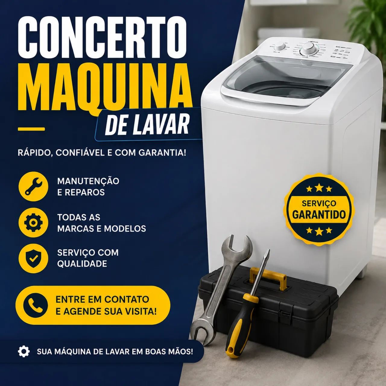 Concerto de maquina de lavar 