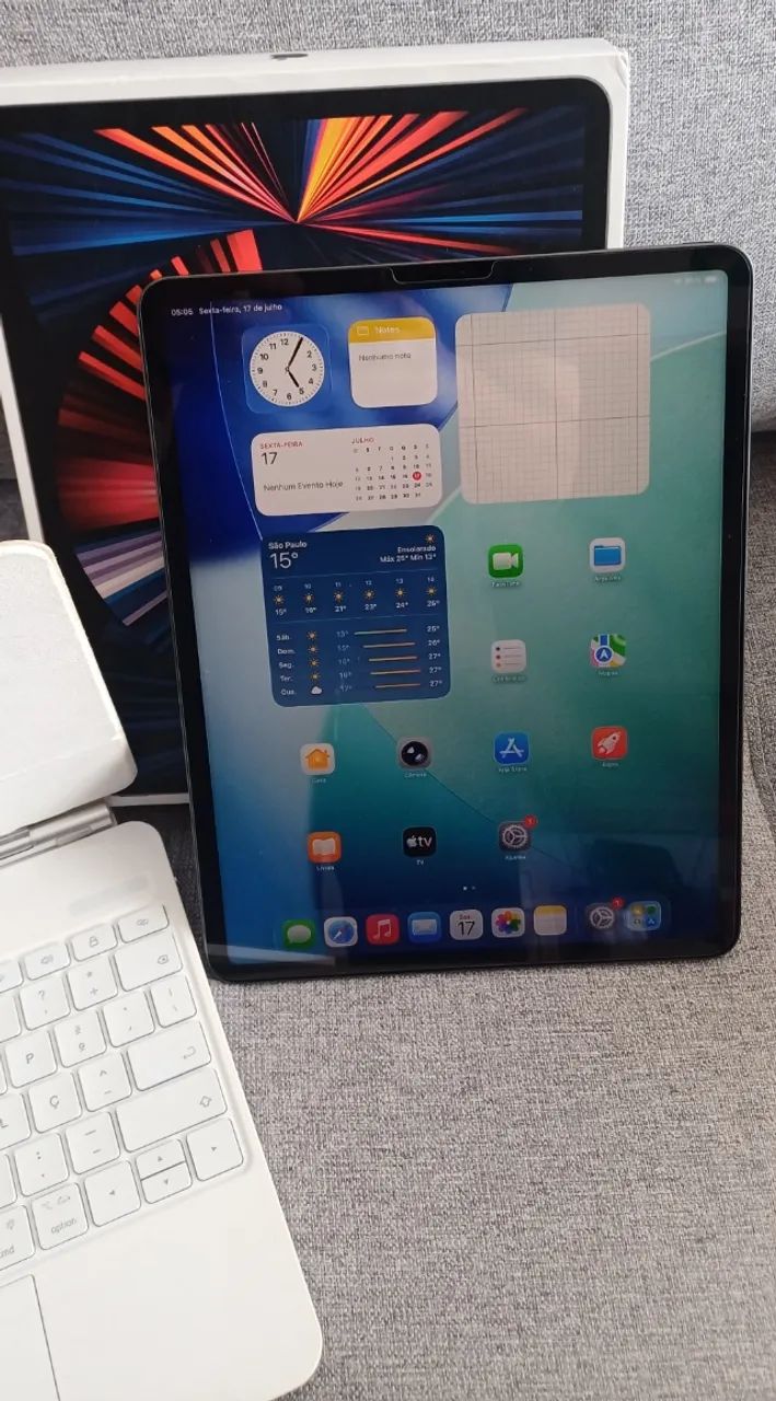 iPad Pro 12.9 M1 Com Acessórios Troco - Foto 5
