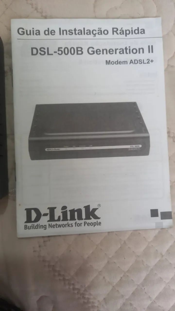 Roteador D-LINK DSL - 500 B queimado usado. - Foto 2
