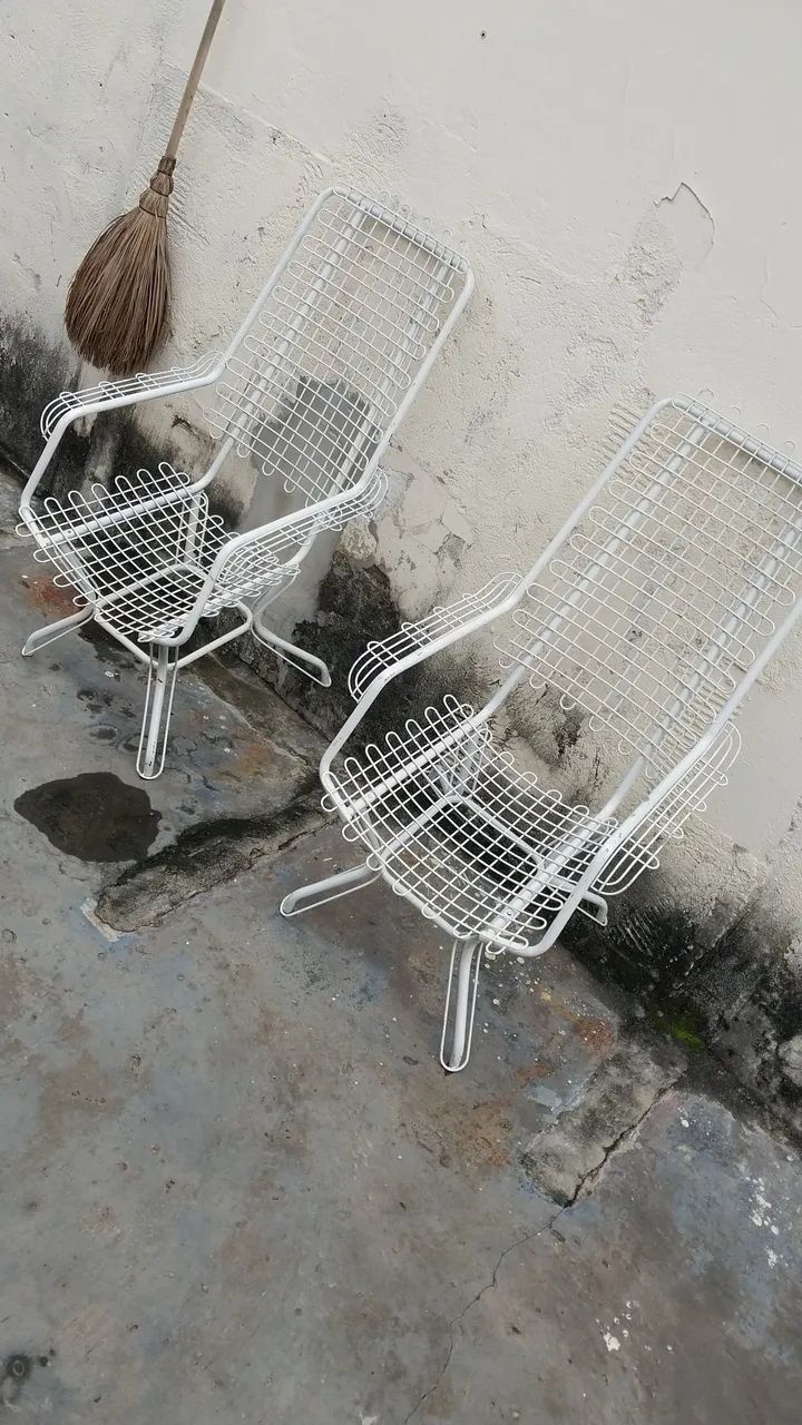 Cadeiras de ferro pra área externa  - Foto 2