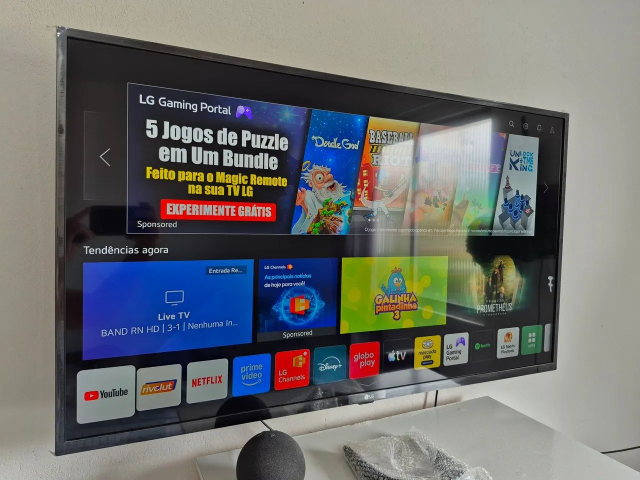 Smart TV 4K LG 43" polegadas - Foto 3