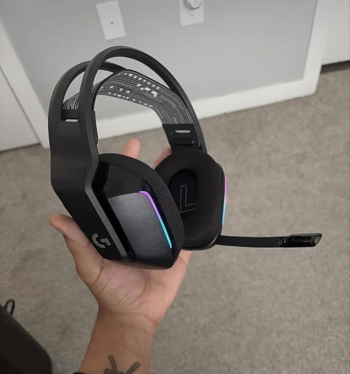Headset Gamer Logitech G733 7.1 - Impecável