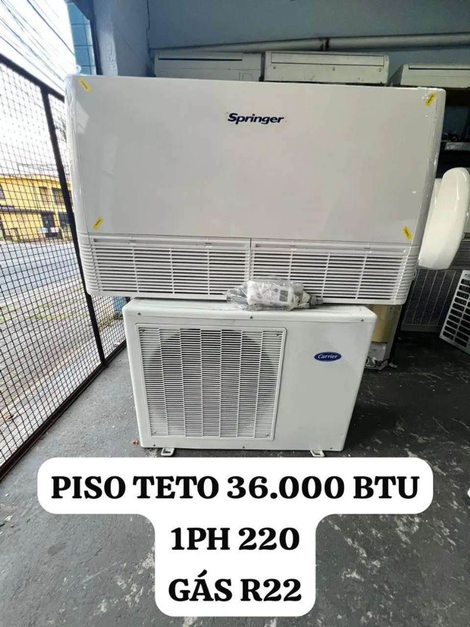 Ar condicionado piso teto carrier