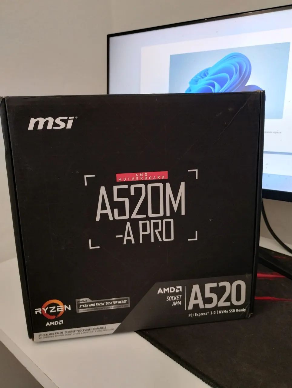 Kit Ryzen 3 3100 + MSI a520m pro A - Foto 3