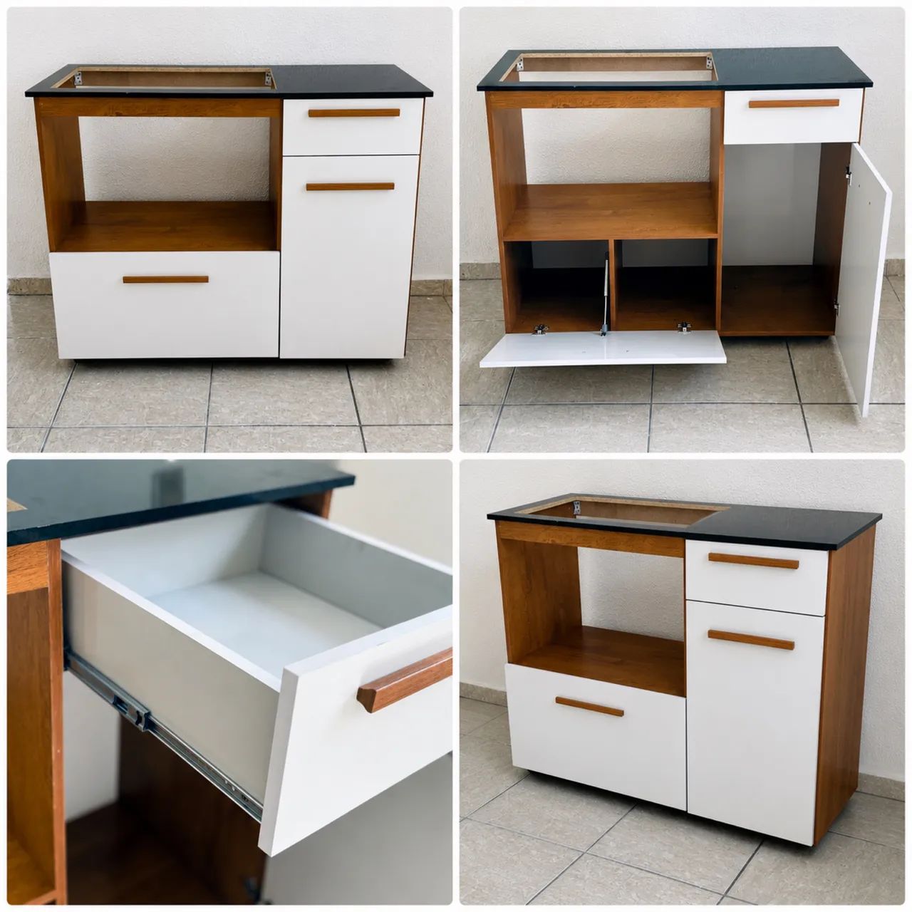 Balcão p/ cooktop 5 ou 4 bocas 