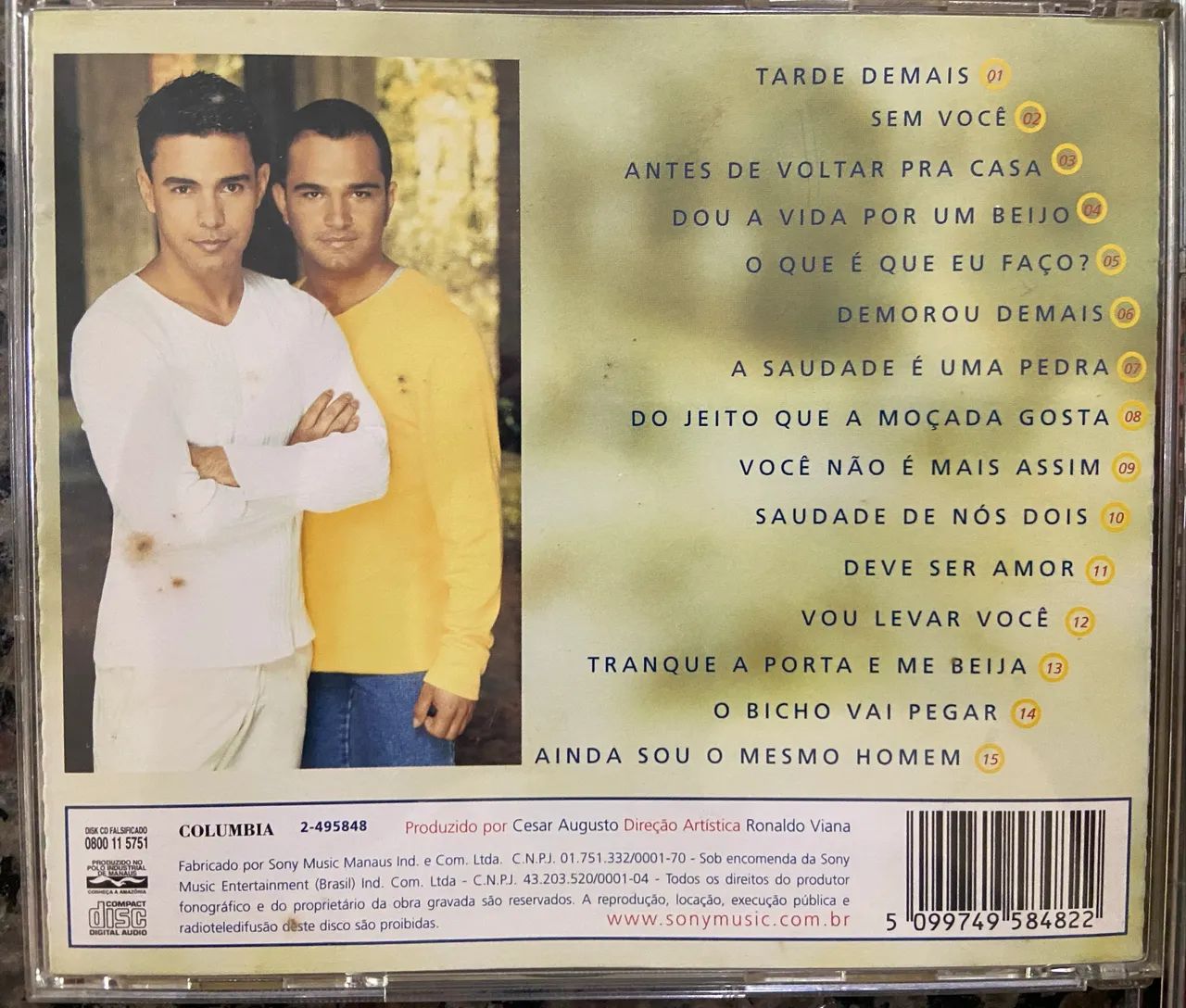 Combo CD?s Zezé di Camargo e Luciano  - Foto 3
