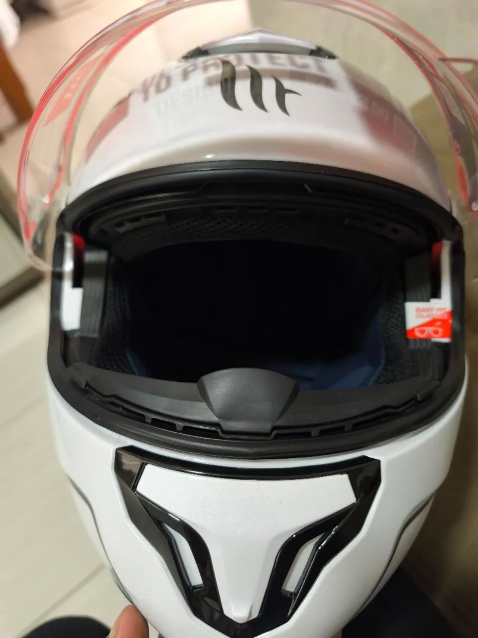 CAPACETE MT HELMETS SV ATOM SOLID GLOSS ESCAMOTEÁVEL - Foto 5