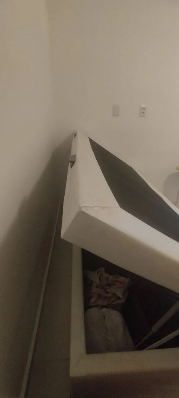 CAMA BOX COM BAÚ SOLTEIRO COM COLCHÃO DE SOLTEIRO  - Foto 5