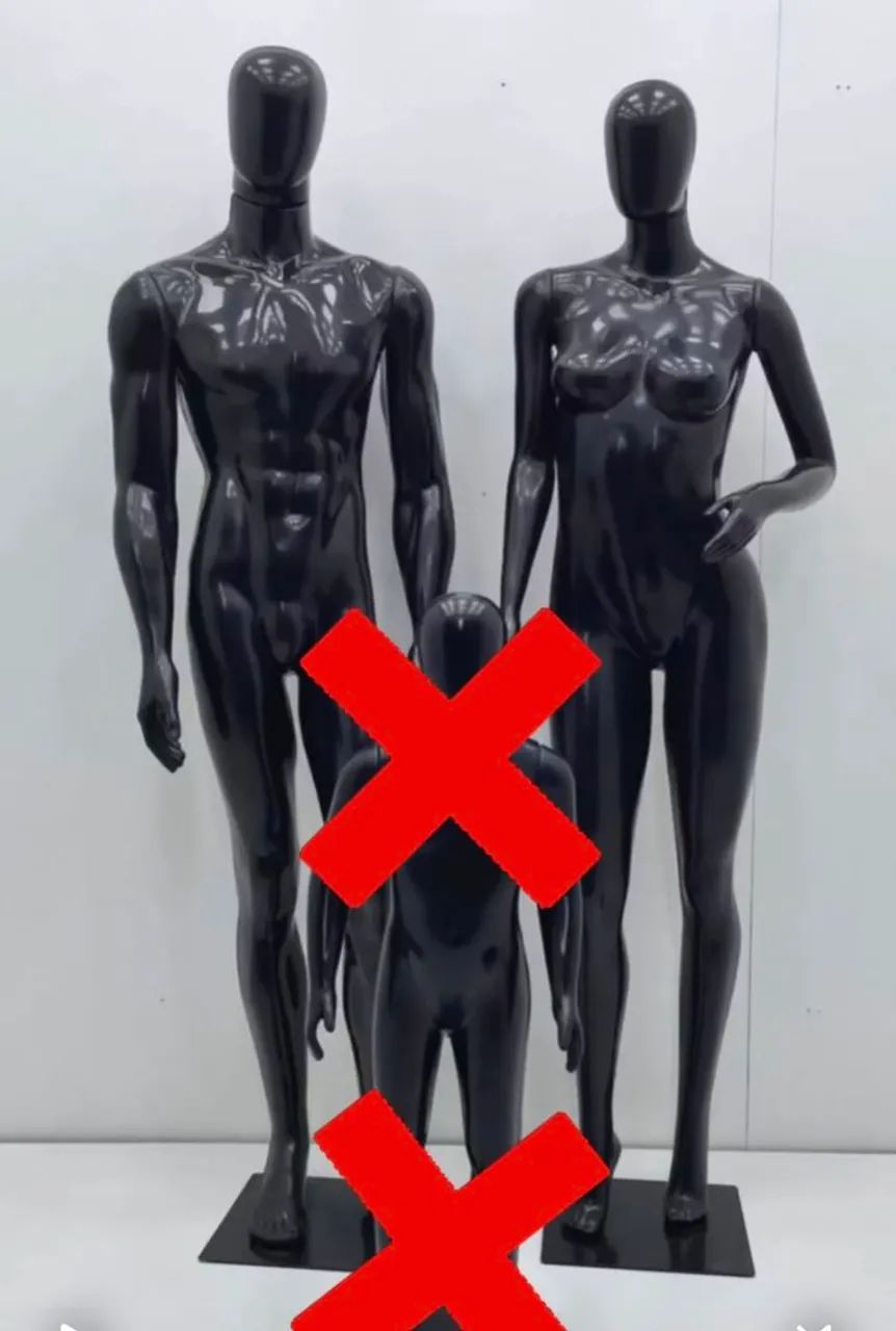 Maniquins 1 masculino 1 feminino 