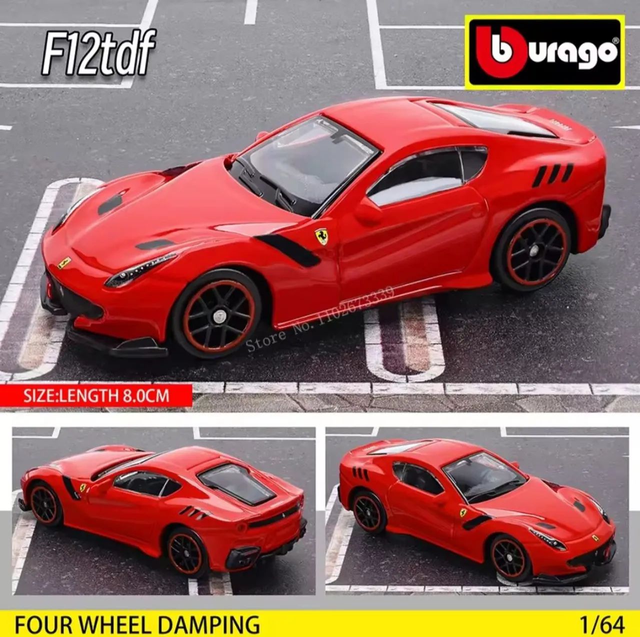 Carro miniatura colecionável burago, ferrari - Foto 2