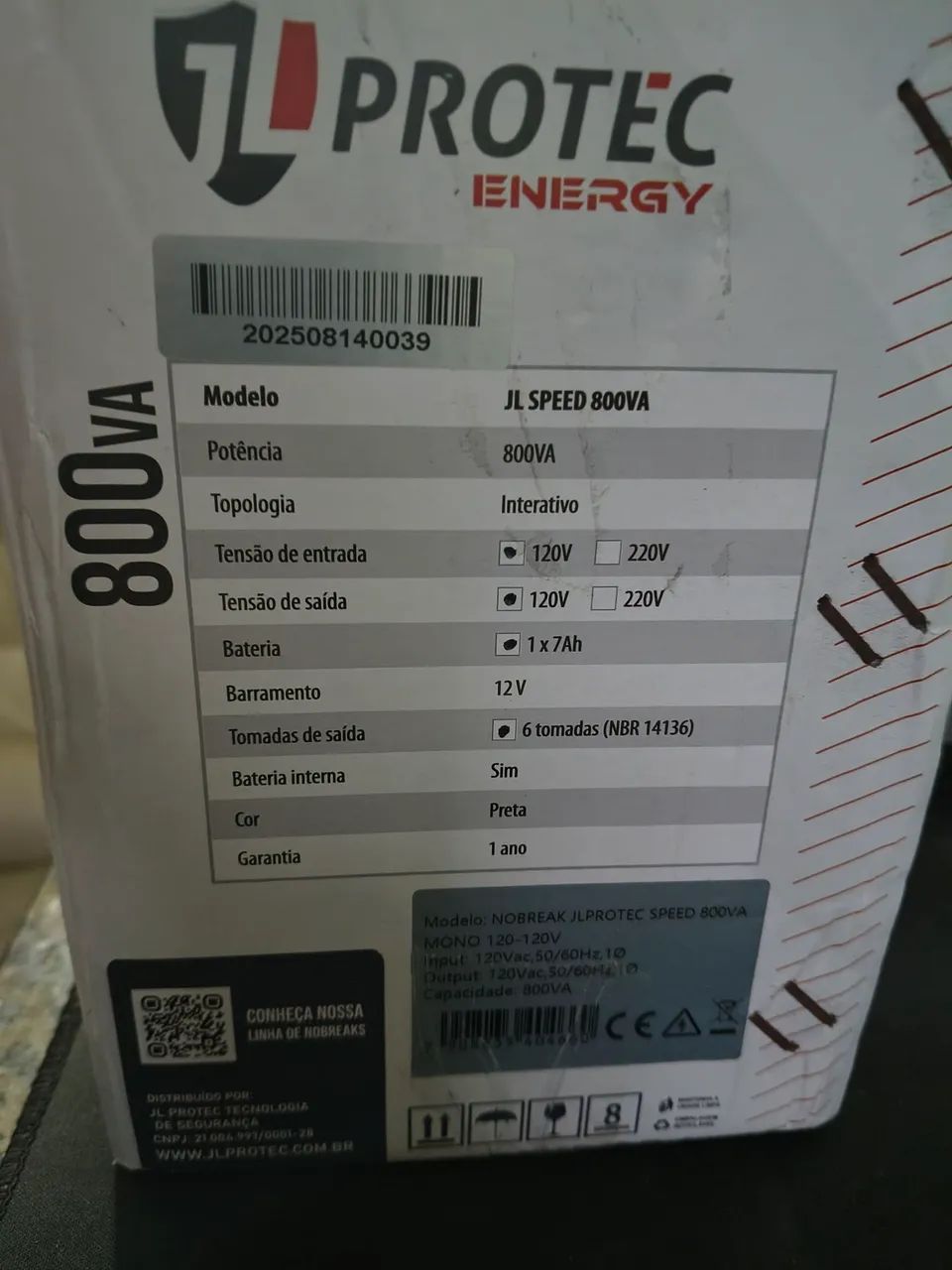 No break 110v 800va display digital - Foto 2