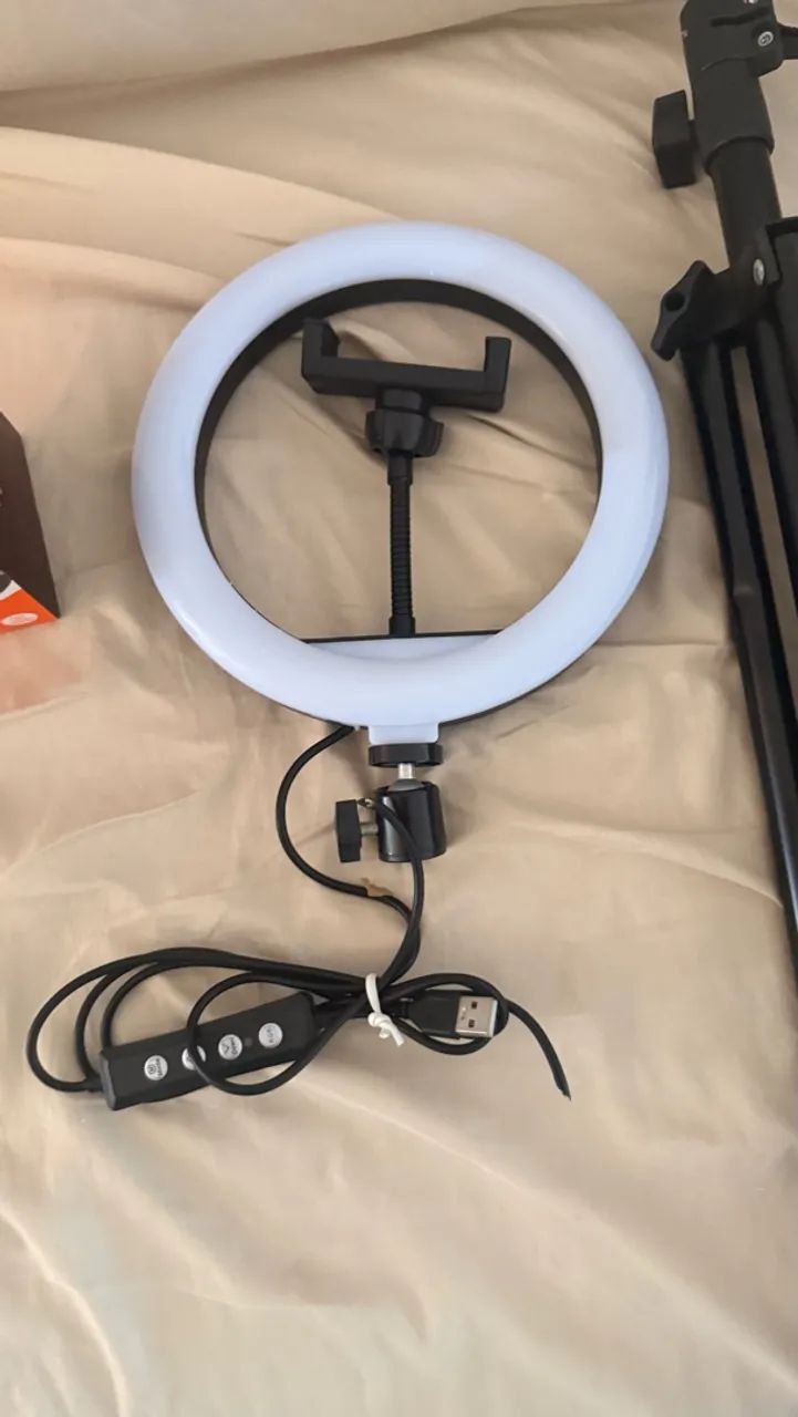 Vendo Ring light com suporte giratório 360 graus  - Foto 3