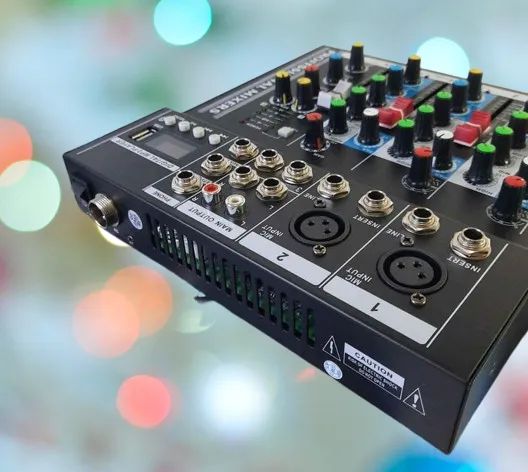 Mesa de som 4 canais USB Bluetooth - Foto 2