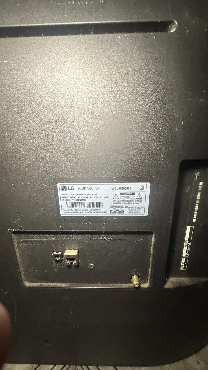 (quebrada) Televisão LG 43? modelo  - Foto 4