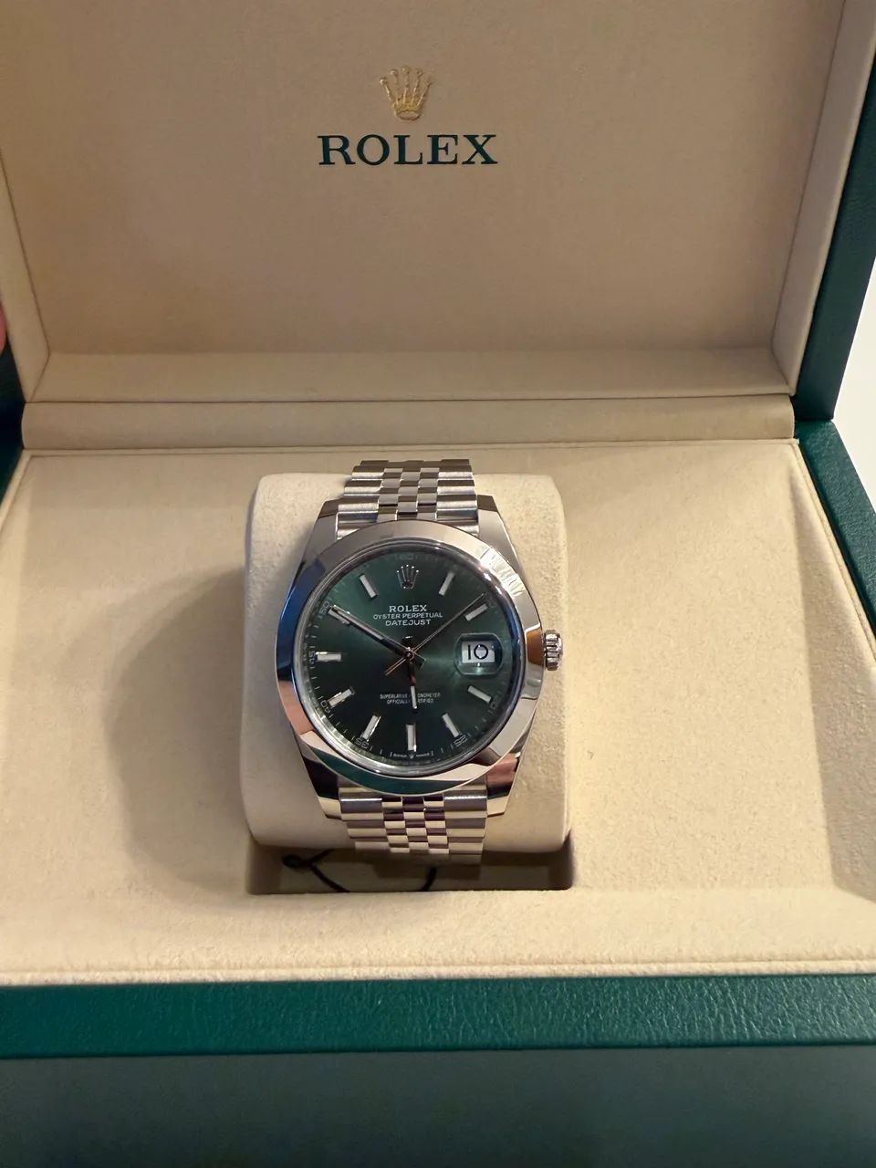 Rolex Datejust 41 Mint Green 2026
