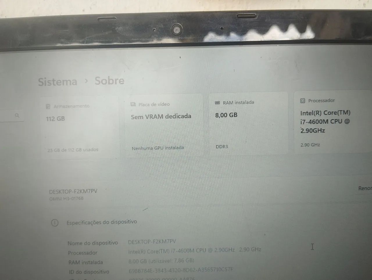 Notebook positivo i7 8gb hd 120 - Foto 3