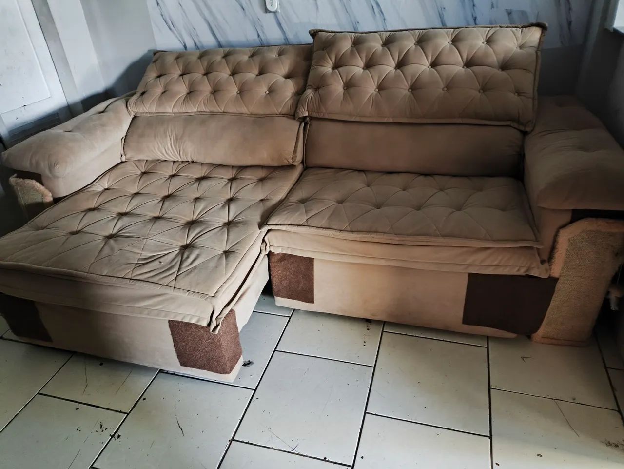 Vendo ou troco SOFÁ retrátil em perfeito estado  - Foto 5