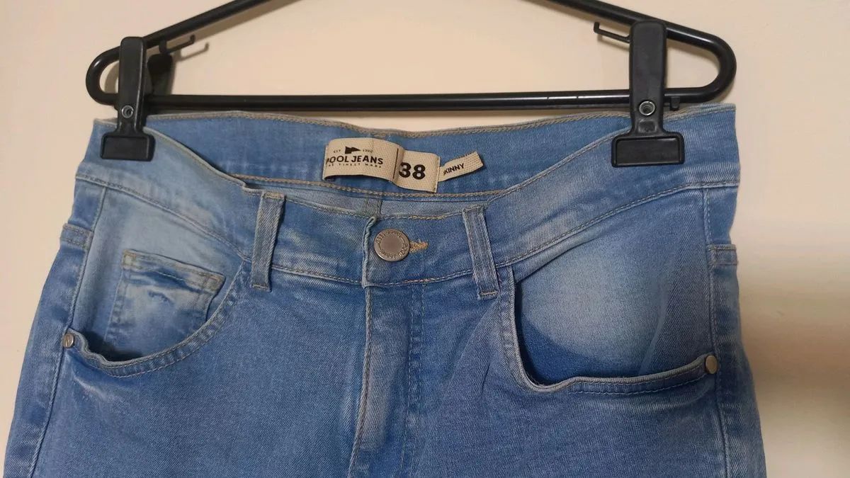 cal ça jeans masculina skinny - Foto 2