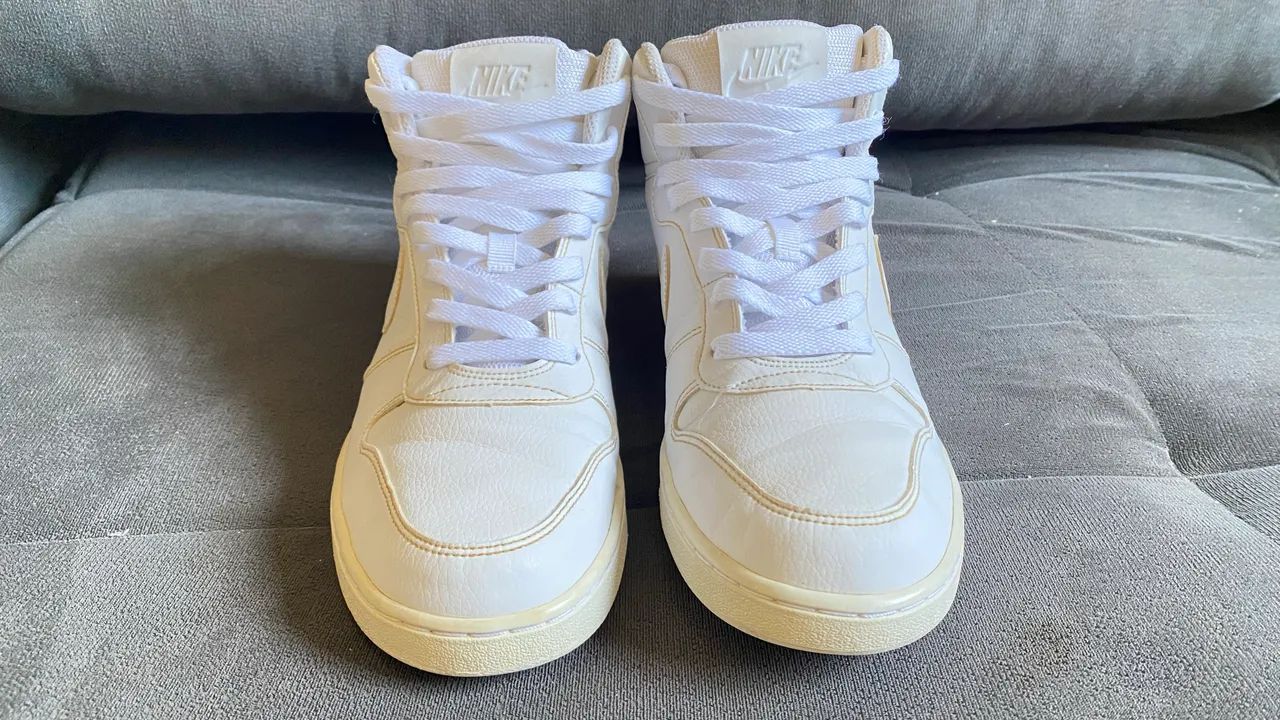 Nike Ebernon Mid All White Original 39 - Foto 3