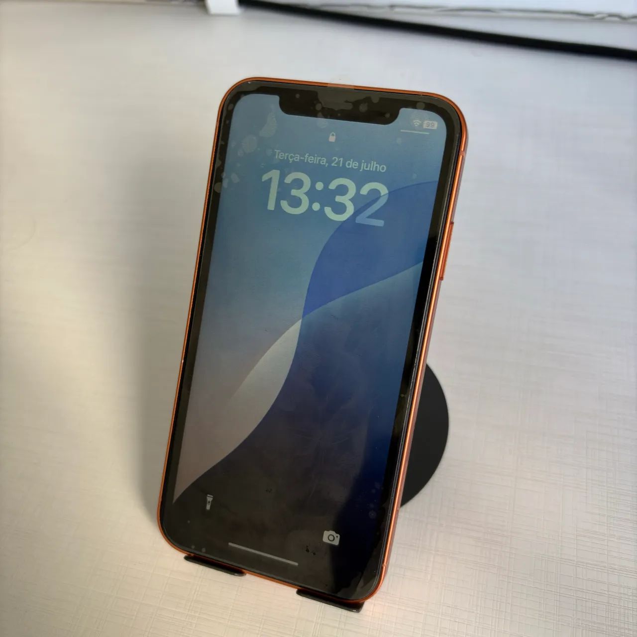 iphone xr 128gb estilo 17 pro laranja  - Foto 2
