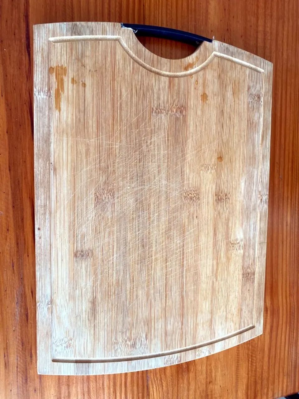 Tábua de bambu com alça - Foto 4