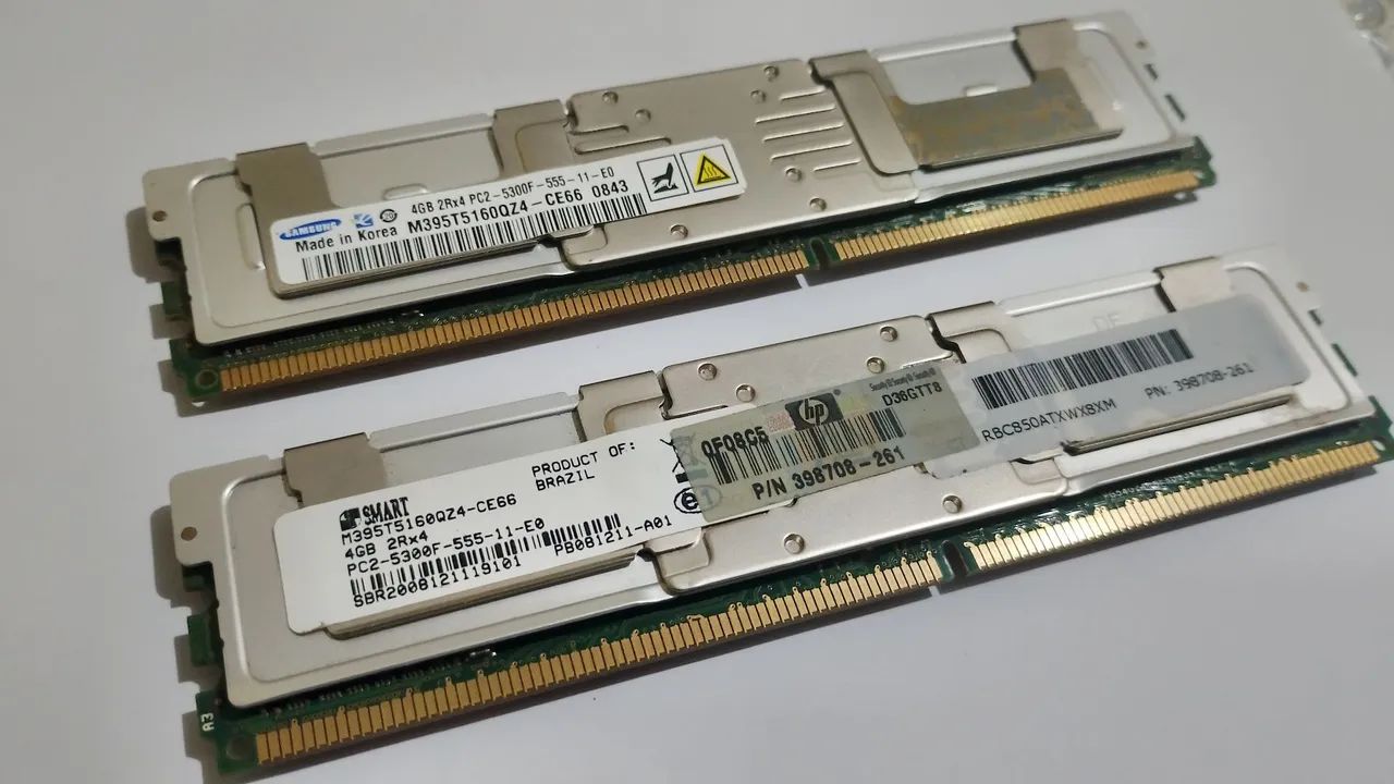 Memória RAM 4GB ECC DDR2  - Foto 4