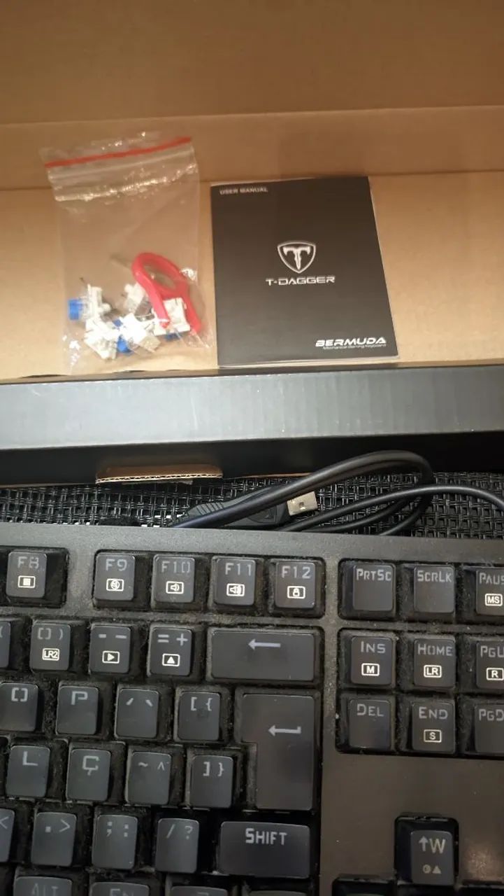Teclado Gamer Mecânico T-Dagger Bermuda - Foto 2