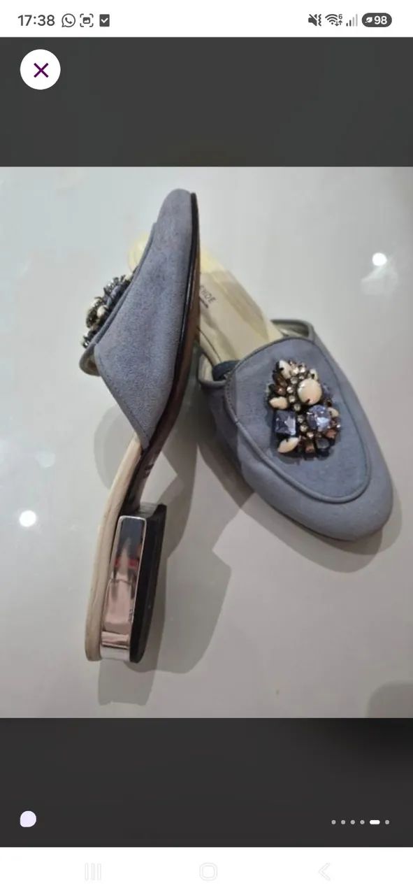 Mule not a shoe azul 36  - Foto 2