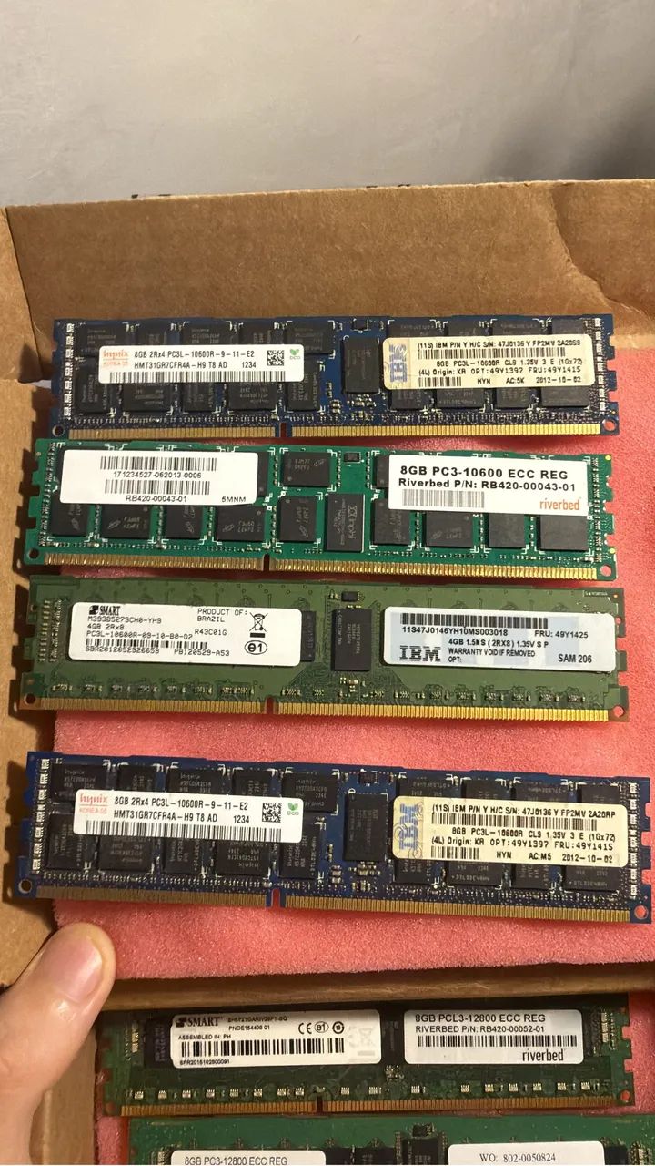 Conjunto Memórias RAM de servidores - Foto 3