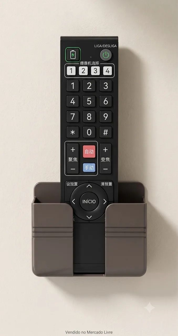 Suporte Multiuso de Parede para Celular e Controle Remoto - Foto 3