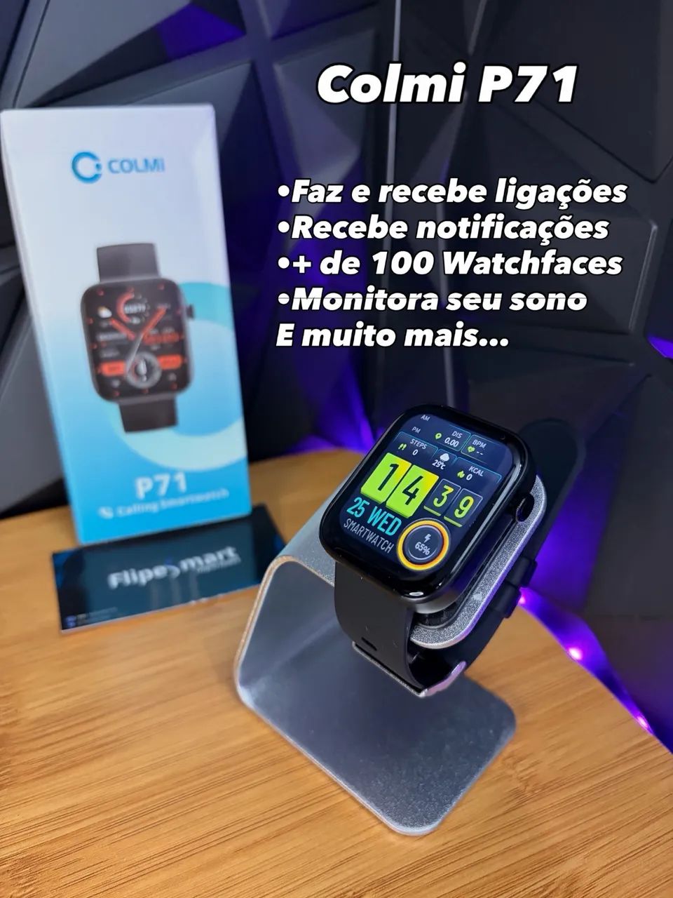 Smartwatch Colmi P71(Lacrado e Com Garantia)